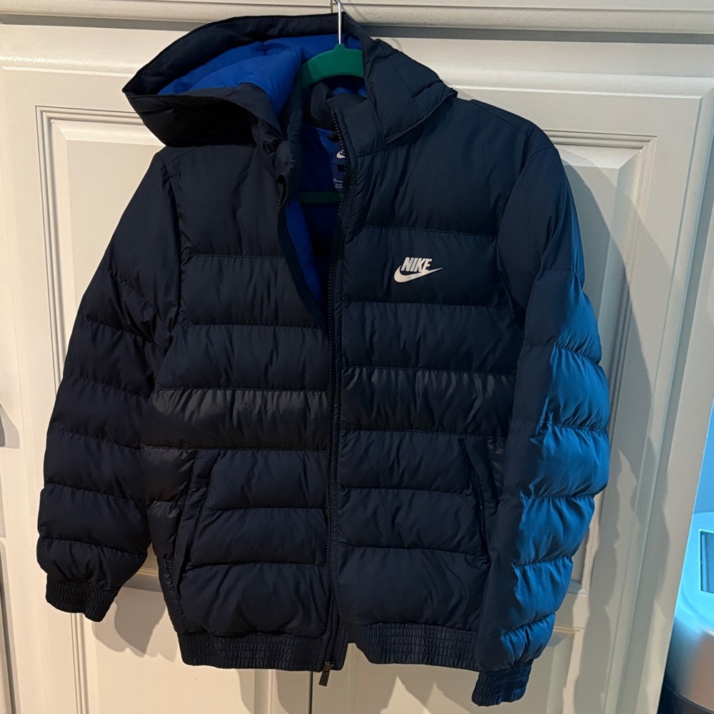 Nike Boys Dark Blue Puffer Jacket